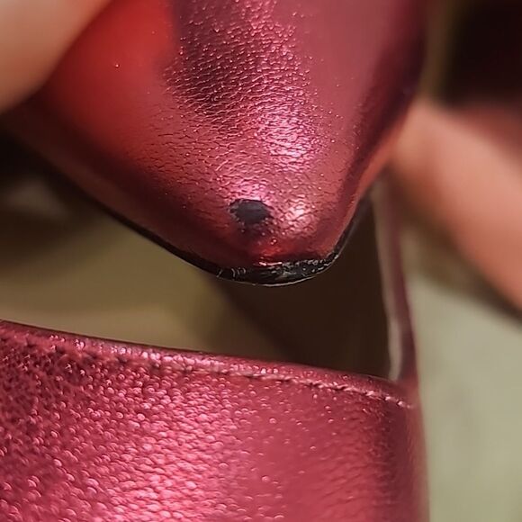 James Chan Nakasey Pink Metallic  Sling Back Flat Size 7 NWOB - Picture 13 of 13